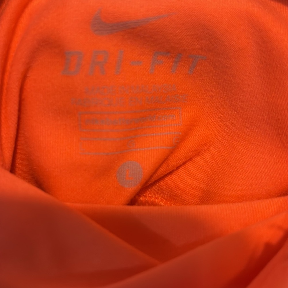 Nike Dri-Fit, Vibrant Orange Run/Walk Hoodie. - Picture 5 of 7